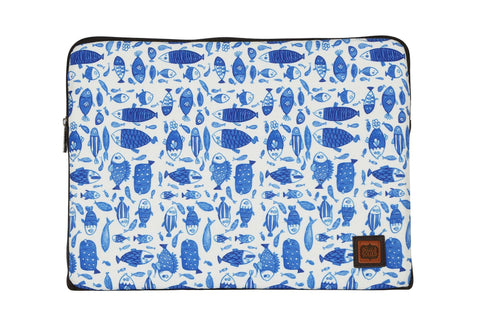 Accessories - China-blue Fish Laptop Sleeve