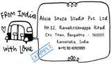 From India Address Stamp