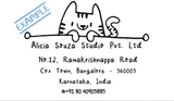 Kitty Address Stamp