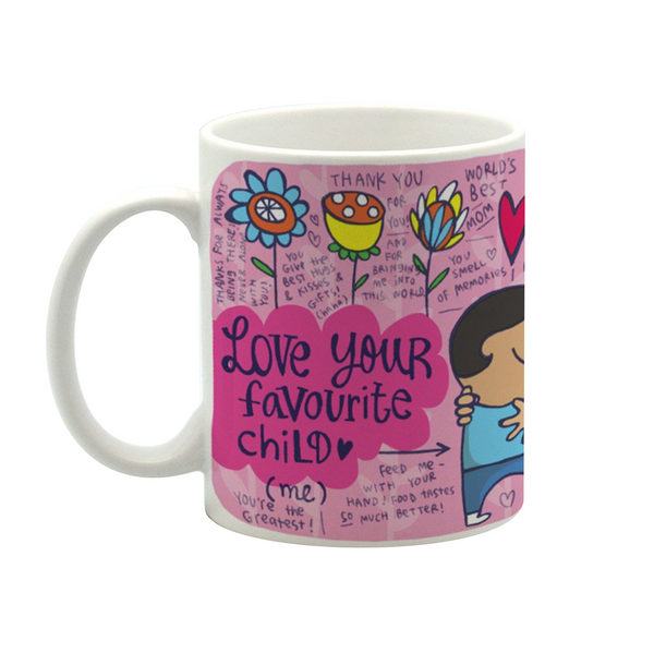 Mama is home mug
