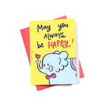 Be Happy Mini Greeting