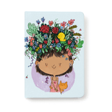 Jotbook - Flowers On Head Jotbook