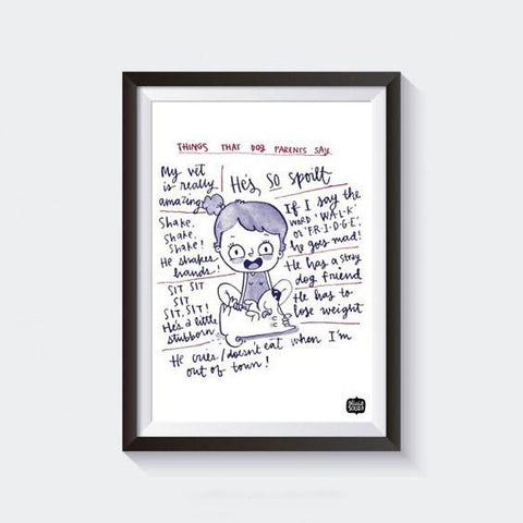 Prints - Dog Parents Wall Art