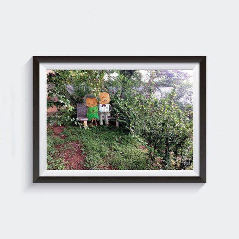 Prints - Love In The Garden Wall Art