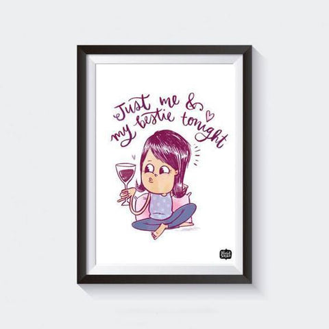 Prints - Me And My Bestie Wall Art