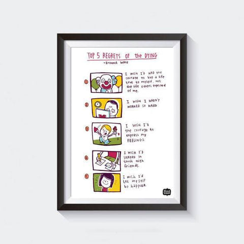 Prints - Regrets Of The Dying Wall Art