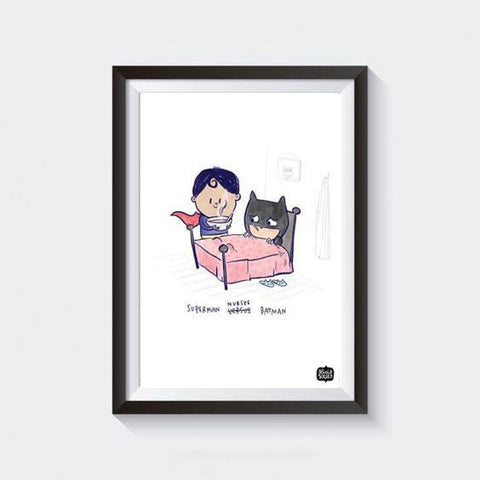 Prints - Superman & Batman Wall Art