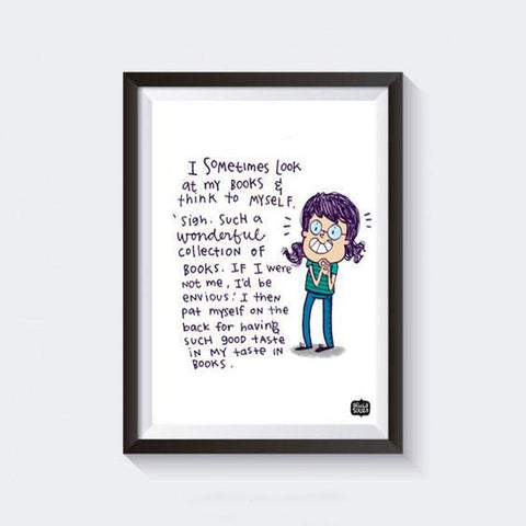 Prints - Taste In Books Wall Art