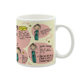 How to tie a saree Mug