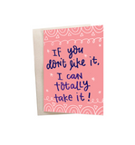 I can take Mini Greeting